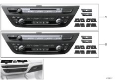 Panel obsł. radia i klimatyzacji (61_5384) dla BMW 5' G30 530i Lim ECE
