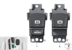 Przełącznik hamulca parkingowego (61_4856) dla BMW 5' G30 530i Lim ECE