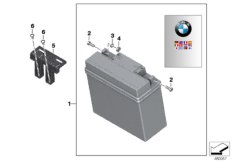 Akumulator z uchwytem (61_5394) dla BMW K 1600 GTL 17 (0F02, 0F12) ECE