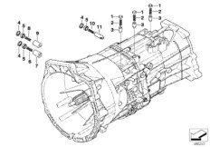 GS5-39DZ AWD, inner gearshift parts (23_0908) dla BMW 3' E46 330xd Tou ECE