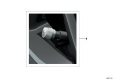 Nakładki na zawory (36_2407) dla MINI F56 Cooper S 3-drzwiowy ECE