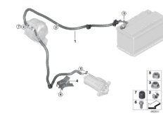 Przewód akumulatora (12_2138) dla BMW 1' F52 118i Lim CHN