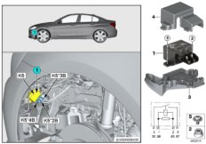 Przekaźnik went. elektr. silnika K5 (61_5427) dla BMW 1' F52 118i Lim CHN