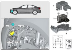 Przekaźnik went. elektr. silnika K5 (61_5427) dla BMW 1' F52 Saloon 118i Lim CHN