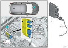 Zintegrowany moduł zasilania Z11 (61_5428) dla BMW 1' F52 118i Lim CHN