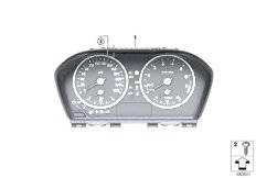 Zestaw wskaźników (62_0657) dla BMW 1' F52 120i Lim CHN