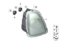 Lampa tylna (63_1223) dla MINI Clubman R55 LCI One Clubman ECE