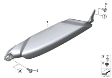 Osłona węża płynu chłodzącego (46_1329) dla BMW K 1600 GT 17 (0F01, 0F11) ECE