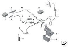 Elementy hydrauliki hardtop'u chowanego (54_0366) dla BMW 3' E93 LCI 320i Cab ECE