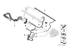 Przewody paliwa/Elementy mocujące (13_1905) dla BMW 7' G11 750dX Lim ECE
