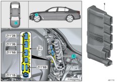 Zintegrowany moduł zasilania Z11 (61_5459) dla BMW 5' G30 530iX Lim ECE