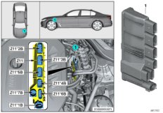 Zintegrowany moduł zasilania Z11 (61_5461) dla BMW 6' G32 GT 630d Gra ECE