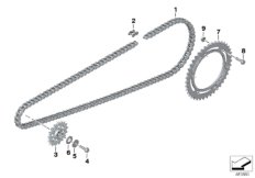 Napęd łańcuchowy (33_2091) dla BMW G 310 R (0G01, 0G11) ECE