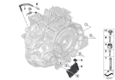 Skrzynia biegów, mocowanie / odpowietrz (24_1674) dla BMW 2' F45 Active Tourer 216d Act ECE