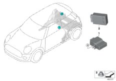 Sterownik pompy paliwowej (16_0937) dla MINI Cabrio F57 Cooper S Cabrio ECE