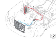 Przewód zasilający głównej wiązki kabli (61_5552) dla BMW X1 F48 X1 18i SAV IDN
