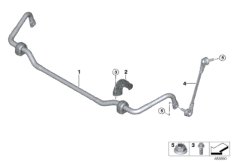Stabilizator przedni (31_1416) dla BMW X4 G02 X4 20iX SAC ECE