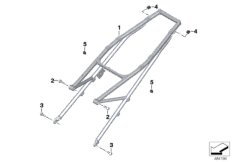 Tylna rama (46_1506) dla BMW R 1200 GS 17 (0A71) BRA