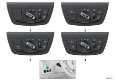 Panel obsługi świateł (61_5616) dla BMW X4 G02 X4 M40dX SAC ECE