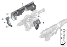 Osłona term. turbosprężarki (11_7936) dla BMW 7' G12 LCI M760iX Lim USA