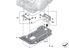 Silnik zabezp.przeciwwjazdowe tw.szt. (11_7061) dla BMW F 850 GS Adv. (0K01, 0K03) USA