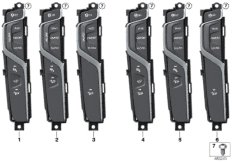 Panel obsługi konsoli środkowej (61_5735) dla BMW X3 G01 X3 30dX SAV ECE
