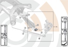 Zestaw naprawczy przegubu kulowego (33_2168) dla BMW X3 F25 X3 20dX SAV ECE
