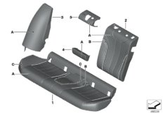 Ind. system załad./siedzenie tylne (91_1519) dla BMW 5' G31 525d Tou ECE