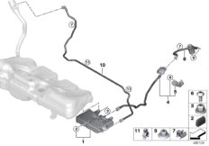 Filtr z węglem aktywnym/Odp. paliwa (16_0984) dla MINI Cabrio F57 Cooper Cabrio ECE