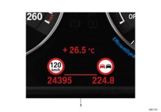 Doposażenie Speed Limit Info (03_2479) dla BMW 5' F07 GT 535d Gra ECE