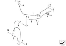 Przewody hamulcowe przednie (34_2576) dla BMW G 310 GS (0G22) BRA