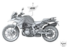 Naklejka (51_7941) dla BMW F 750 GS (0B08, 0B18) ECE