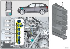 Zintegrowany moduł zasilania Z11 (61_5703) dla BMW X3 G01 X3 20dX SAV THA