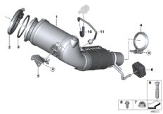 Katalizator przy silniku (18_1183) dla BMW X1 F48 X1 18i SAV THA