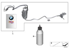 Układ smarowana łańcucha (77_1021) dla BMW F 850 GS Adv. (0K01, 0K03) USA