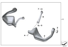 Osłona dłoni (77_1035) dla BMW F 850 GS (0B29) BRA