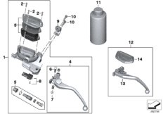 Armatur sprzęgła (32_2499) dla BMW R nineT 16 (0J01, 0J03) ECE