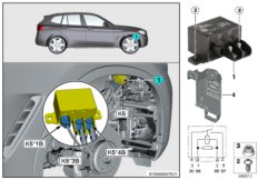 Przekaźnik went. elektr.silnika 850W K5 (61_5710) dla BMW X3 G01 X3 M40dX SAV ECE