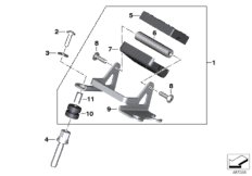 Uchwyt Smartphone Cradle (77_1046) dla BMW F 850 GS (0B09, 0B19) ECE