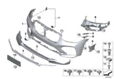 Obudowa przednia (51_8791) dla BMW X4 G02 X4 30dX SAC ECE