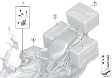 Jednoczesne zamykanie EWS 4 (51_8849) dla BMW F 850 GS (0B09, 0B19) USA