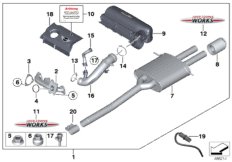 JCW Tuning Kit (03_0031) dla MINI Roadster R59 Cooper S Roadster ECE