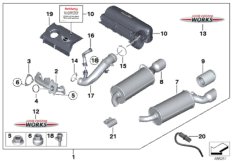 JCW Tuning Kit (03_0033) dla MINI Clubman R55 LCI Cooper S Clubman ECE