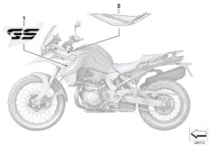 Naklejka (51_9233) dla BMW F 850 GS (0B09, 0B19) ECE