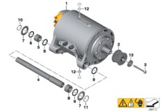 Maszyna elektryczna z zawiesz. wahliwym (12_1862) dla BMW C evolution (0C03) ECE