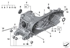 Obudowa silnika, elementy dod. (11_7478) dla BMW C 400 X (0C09, 0C19) USA