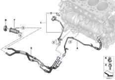 Węże płynu chł. układu chłodz. silnika (17_1376) dla BMW 3' G20 320dX Lim ECE