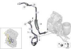 Układ chłodzenia-turbosprężarka (11_8070) dla MINI F56 Cooper 3-drzwiowy USA