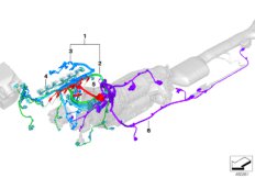 Wiązka przewodów silnika (12_2319) dla BMW X5 G05 X5 30dX SAV ECE