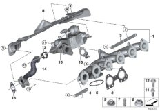 Kolektor spalin AGR (11_5292) dla BMW 5' F10 LCI 535d Lim USA